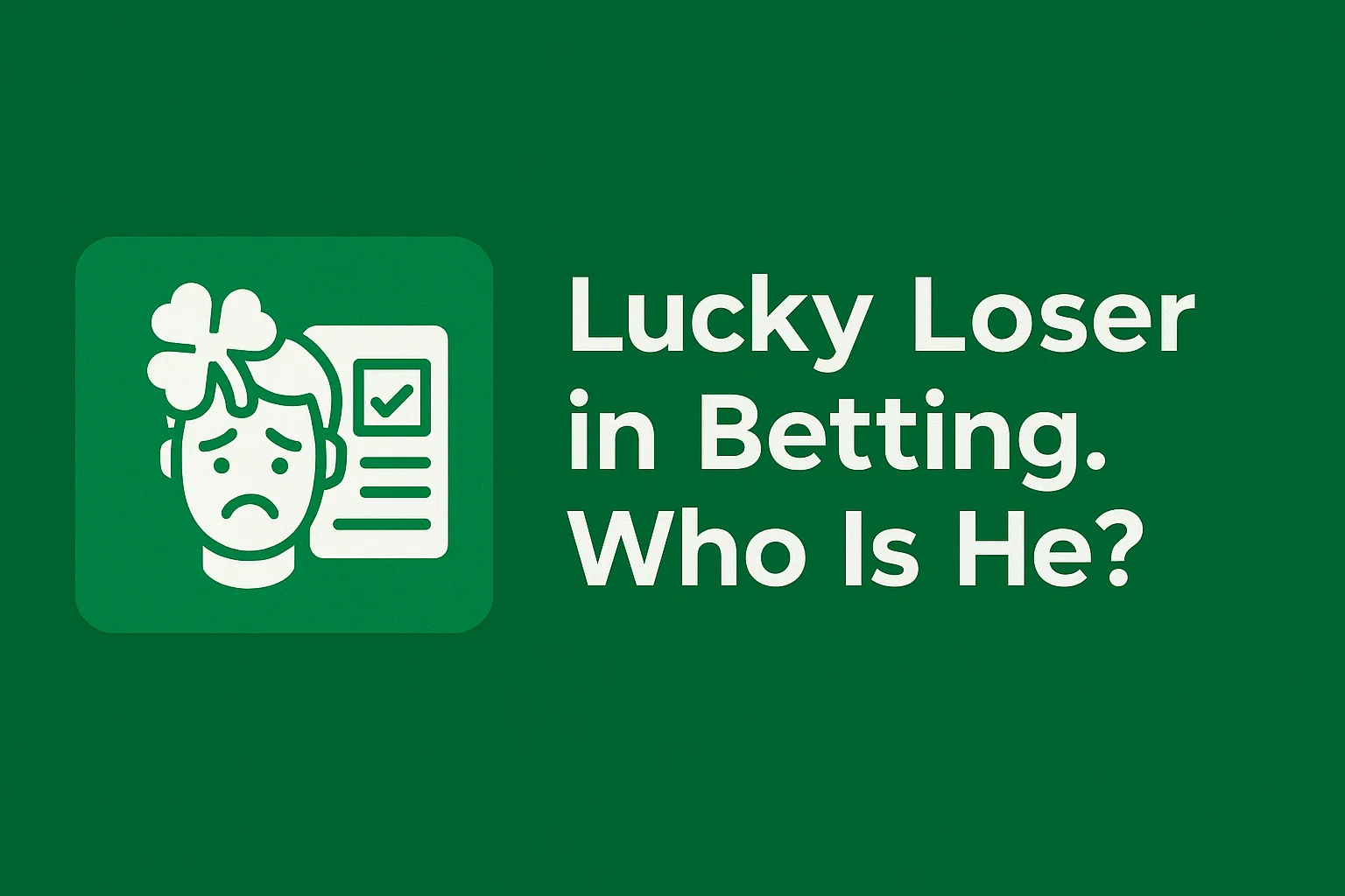 Lucky Loser in Betting. Who Is He?